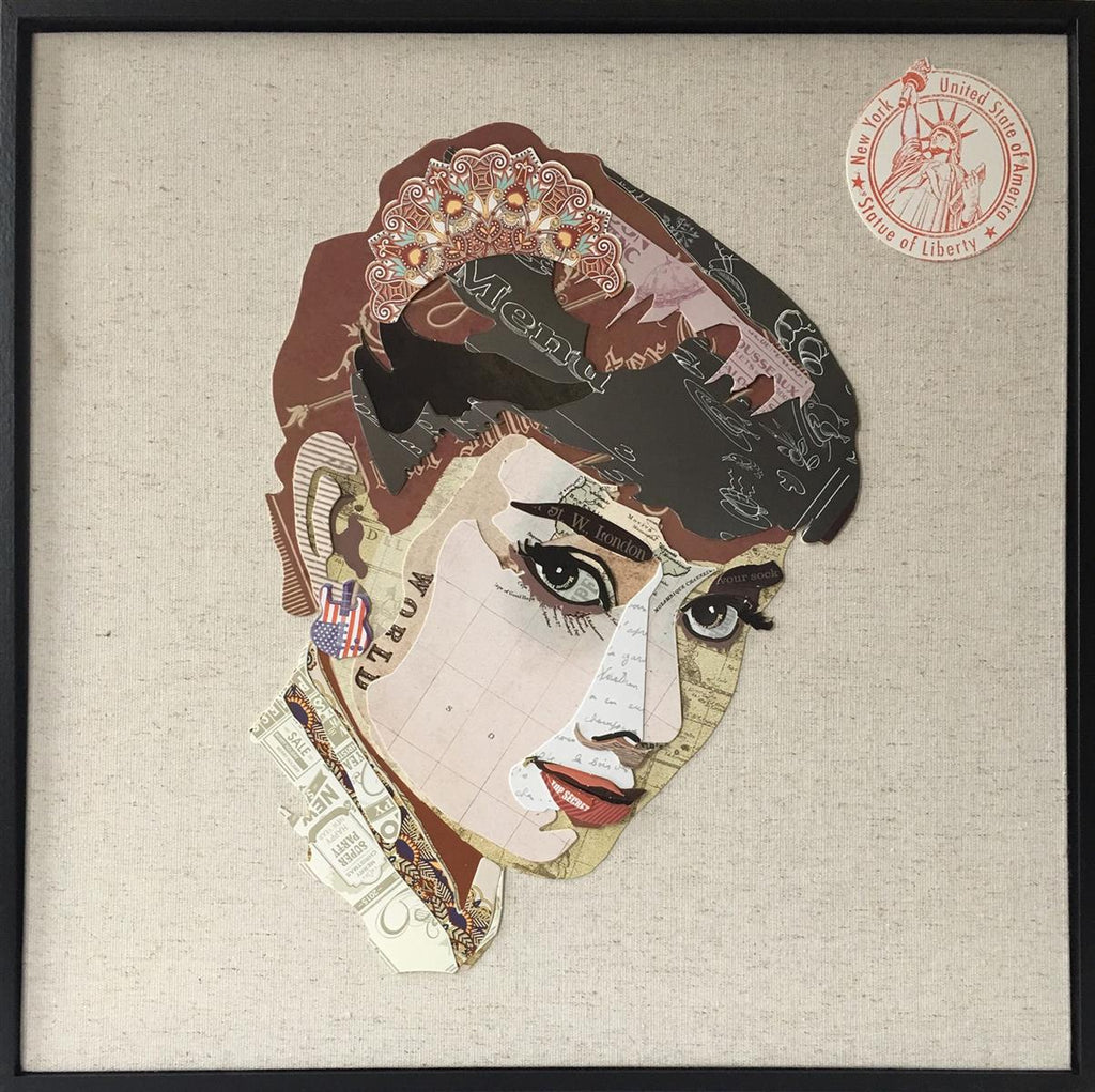 Papier Wandbild Audrey 52x52 FRE700